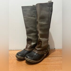 Sorel Black and Gray Boots